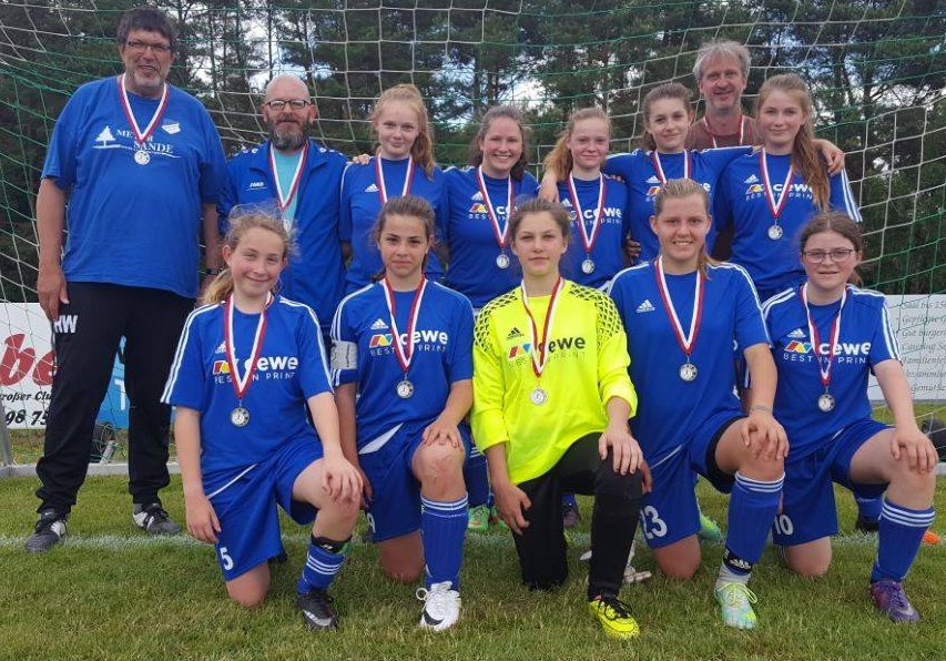 Erst in der letzten Minute kam für die C-Juniorinnen das KO durch den TuS Wolterstorf im Kreispokalfinale