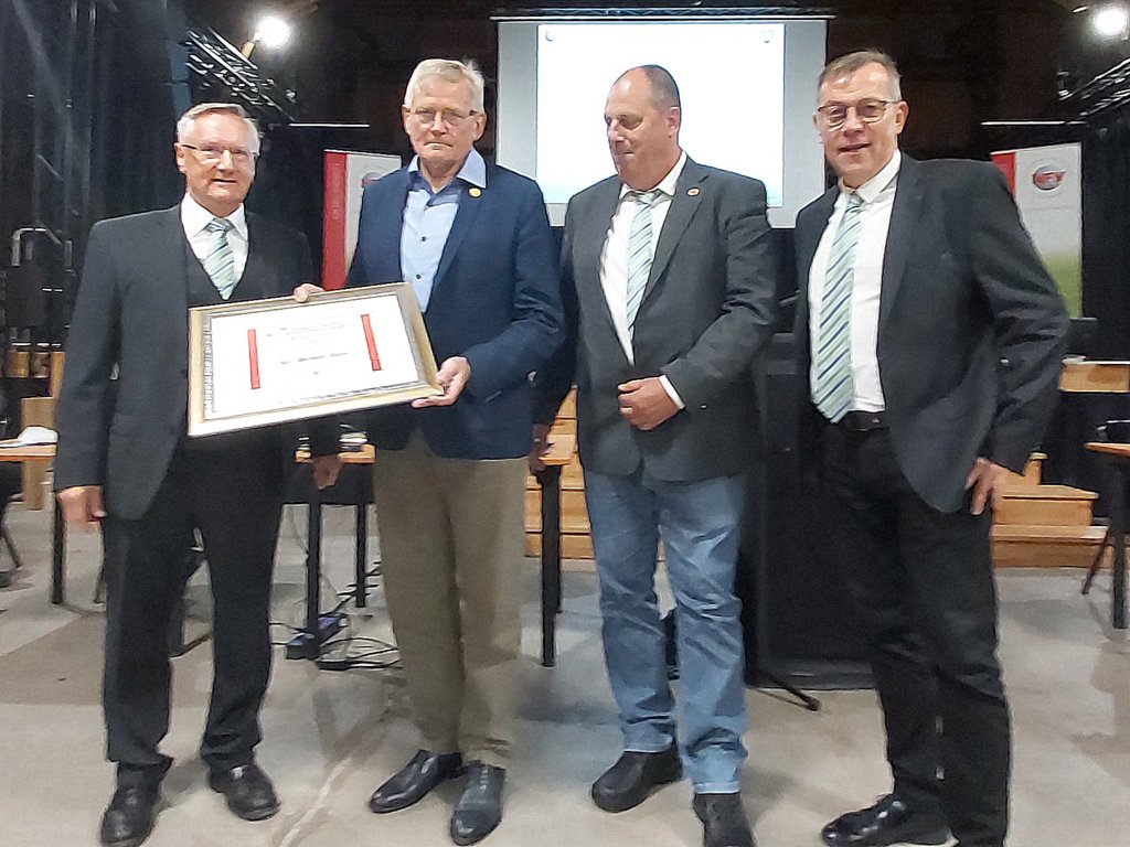 Günter Distelrath, Karl-Hermann Ahlers, Hartmut Jäkel und Christian Röhling (v.l.)