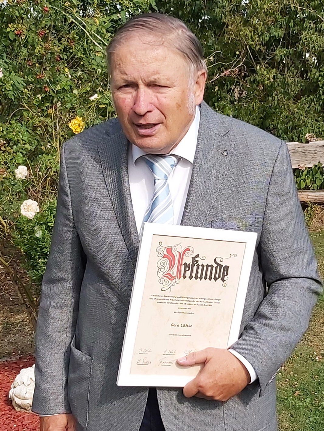 Wurde zum Kreisehrenvorsitzenden gekürt: Gerd Lüdtke