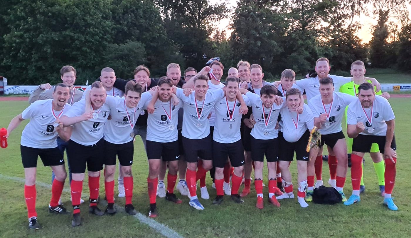 Meister der 4. Kreisklasse Nord: TSV Adendorf II mit 46 Toren in zwölf Spielen