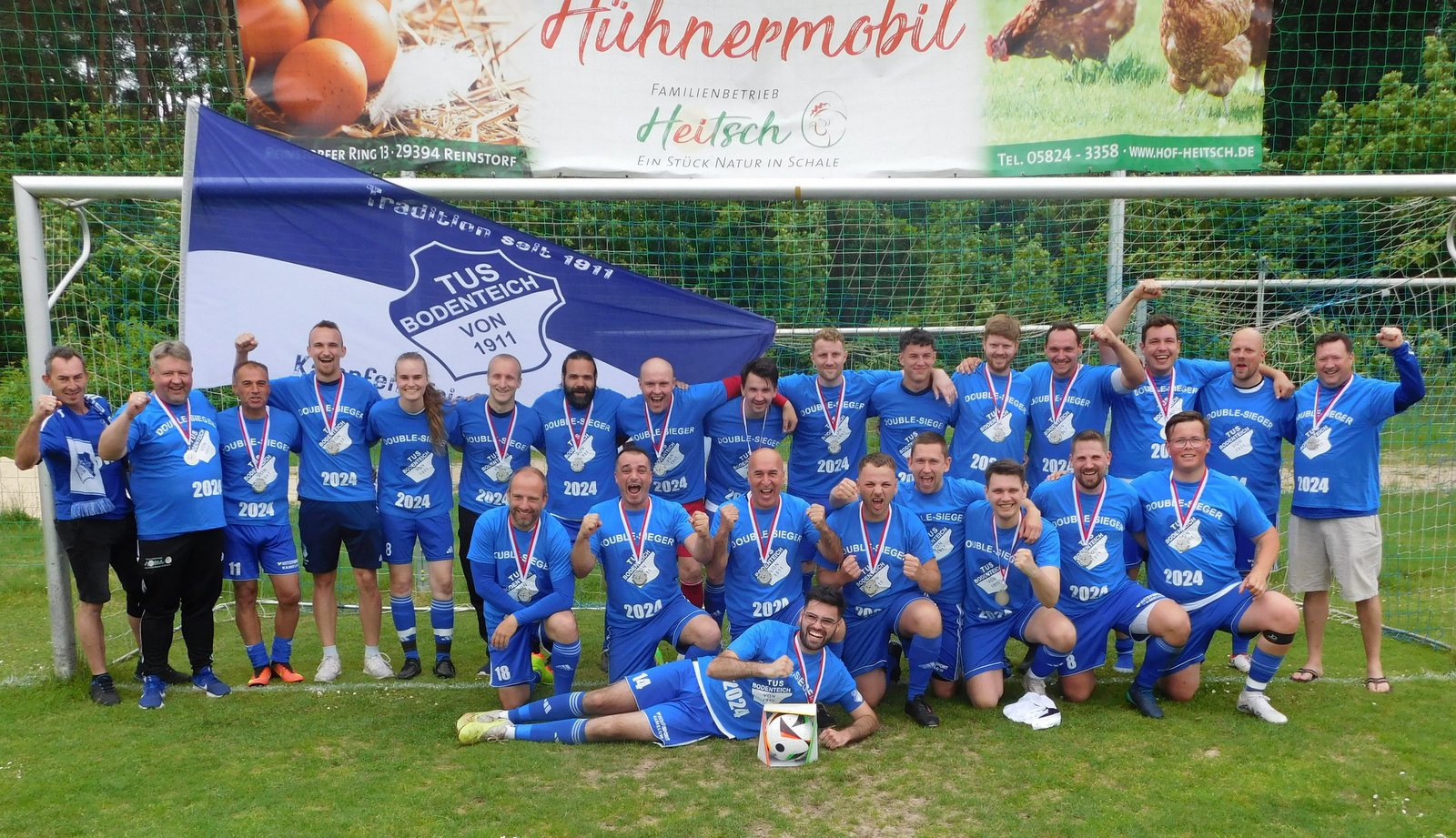 Souveräner Staffelsieger 4. Kreisklasse Süd: TuS Bodenteich IV. Die Bodenteicher haben übrigens eine makellose Bilanz. 14 Spiele und 14 Siege (42 Punkte und 79:13 Tore). Bester Sturm und beste Abwehr. 12 Punkte Vorsprung vor dem Tabellenzweiten (MTV Himbergen II.). Foto: H.G. Degner