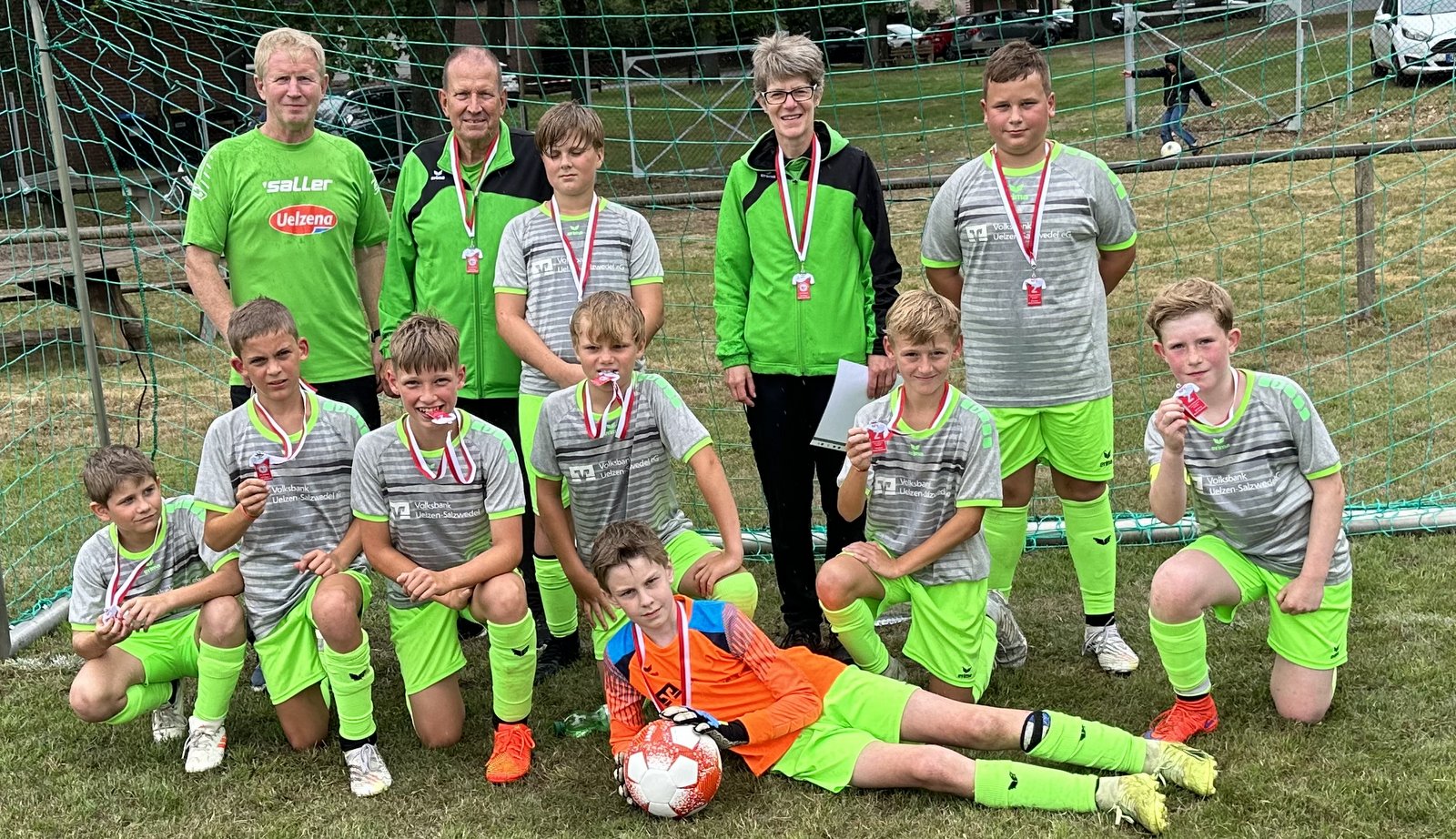 Vize-Kreismeister U11-Junioren: JSG Aue Ostedt durch ei n2:1 Sieg und einer 0:3 Niederlage beim Endrundenturnier