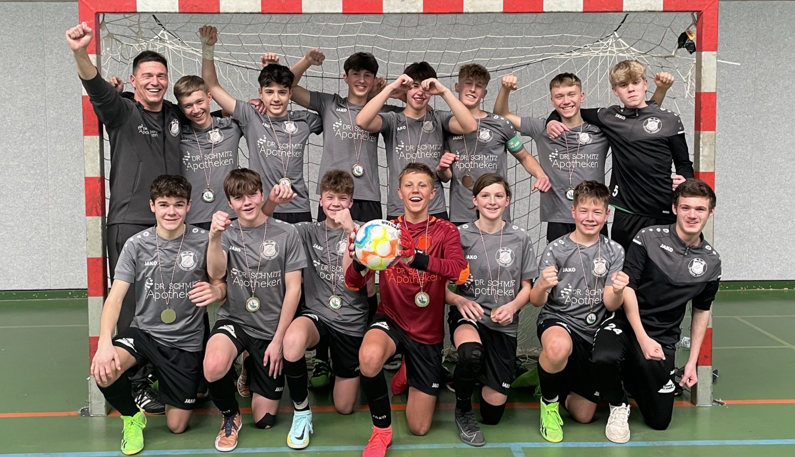 Nach 2019, als E-Junioren, erneut Hallenbezirksmeister: U15 TSV Bardowick