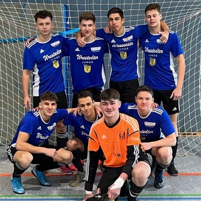 Zum Finalteam gehörten: Stehend von links.: Joe Ziegler, Felix Laakmann, Tim Kroitzsch, Ben Ullrich Hockend Mitte von links: David Haaker, Arne Golze, Franz Fritsch Vorne: Timon Penzhorn (TW)