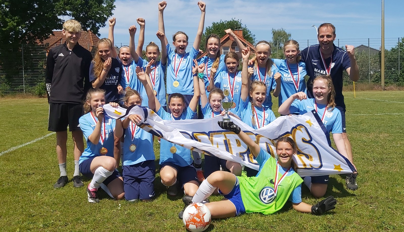 Kreispokalsieger D-Juniorinnen: MSG Erbstorf/Brietlingen