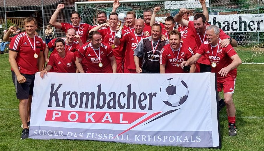 Krombacher Kreispokal Sieger Ü40: SV Küsten mit einem 6:0 über Wriedel/Hanstel