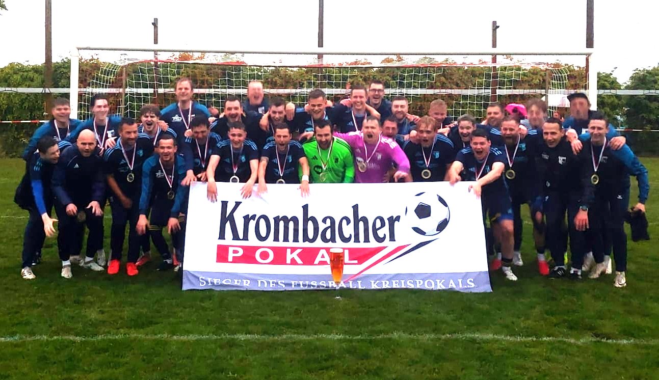 Jubel ohne Grenzen: Der TSV Wriedel ist Fußball-Kreispokalsieger 2026 durch einem 5:2-Sieg nach Elfmeterschießen gegen Sperber Veerßen. Foto: T. Behnken