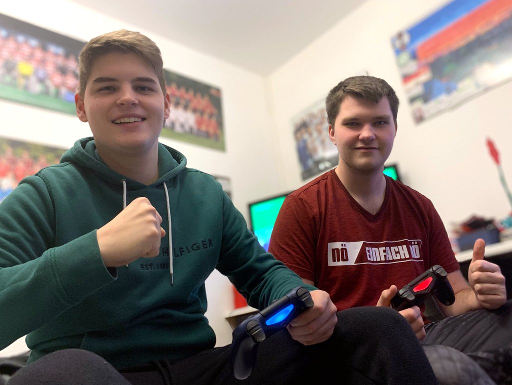 Double Gewinner Kevin Schulz und Kevin Greibich von Germania Ripdorf II
