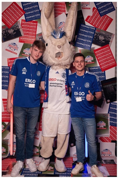 Jan-Malte Edler und Julian Lorenz von der SV Eintracht Lüneburg