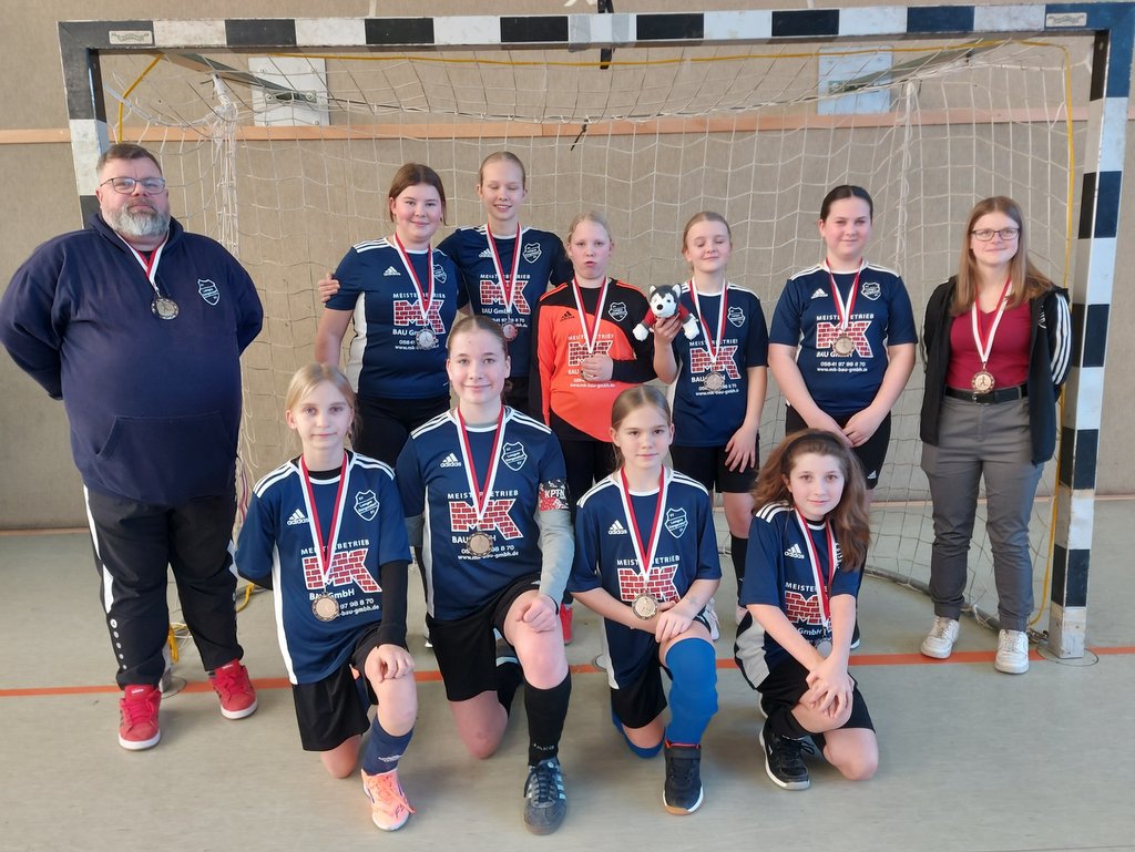 Sechster Platz bei den Hallenkreismeisterschaften der C-Juniorinnen: SV Lemgow-Dangenstorf